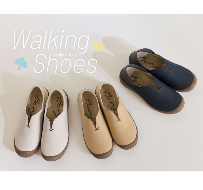 Wear it in both sunny and rainy days! 3D gait balance healthy functional shoes - Mary Jane Shoes & Ballet Shoes - Eco-Friendly Materials Multicolor
